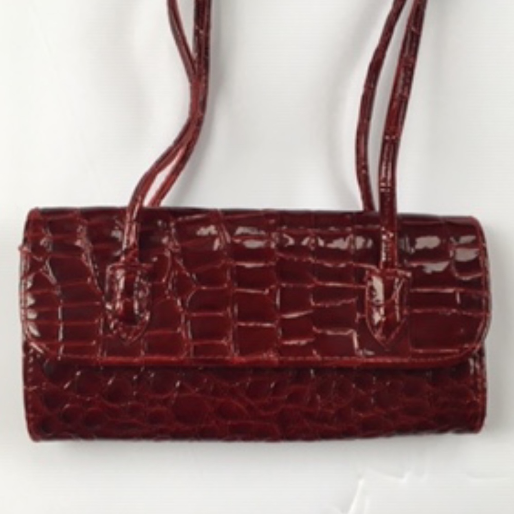Patent Leather Alligator Mini Purse